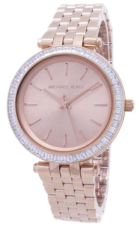 michael kors mini darci mk3366|Michael Kors Women's Mini Darci Rose Gold.